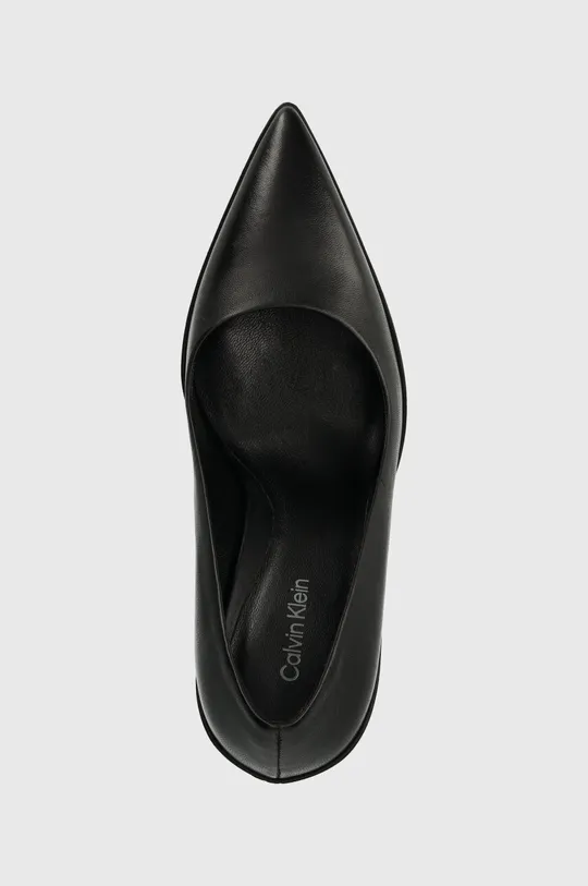 črna Usnjene visoke pete Calvin Klein HEEL PUMP 90 LEATHER
