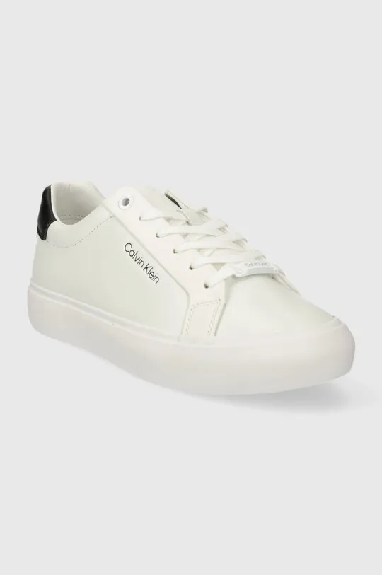 Calvin Klein sneakersy VULCANIZED LACE UP LTH biały