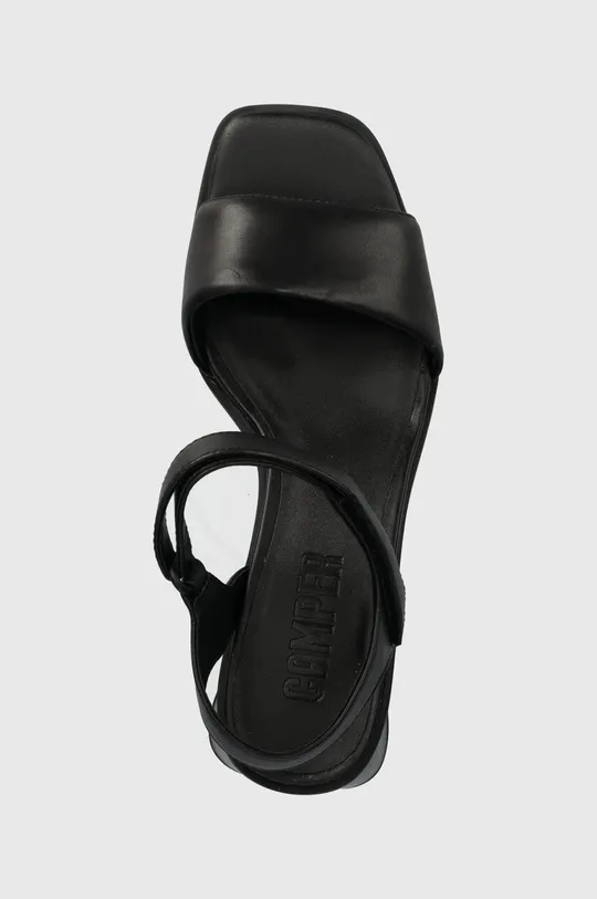 czarny Camper sandały skórzane Kiara Sandal