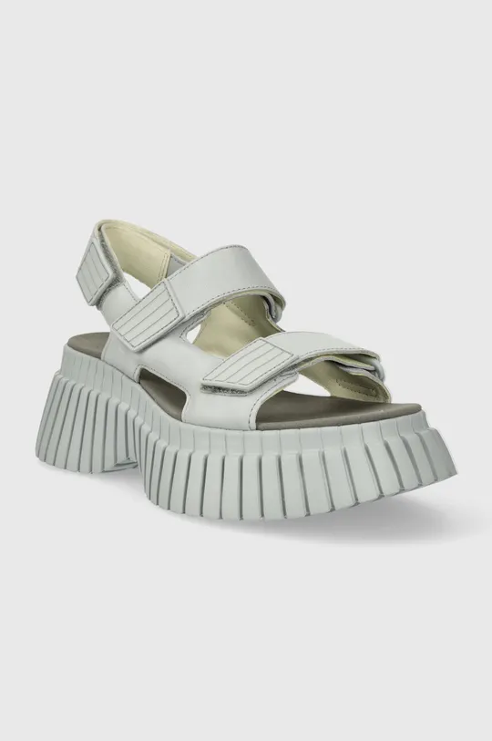 Kožené sandále Camper BCN sivá