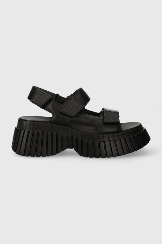 čierna Kožené sandále Camper BCN Dámsky
