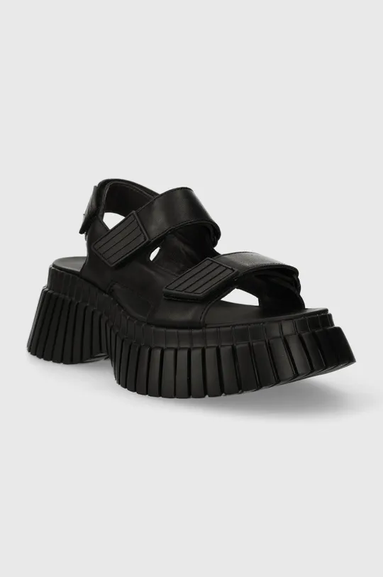 Usnjeni sandali Camper BCN črna