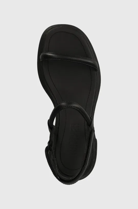 čierna Kožené sandále Camper Thelma Sandal
