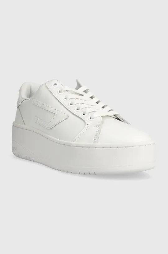 Diesel sneakersy skórzane S-Athene Bold X biały