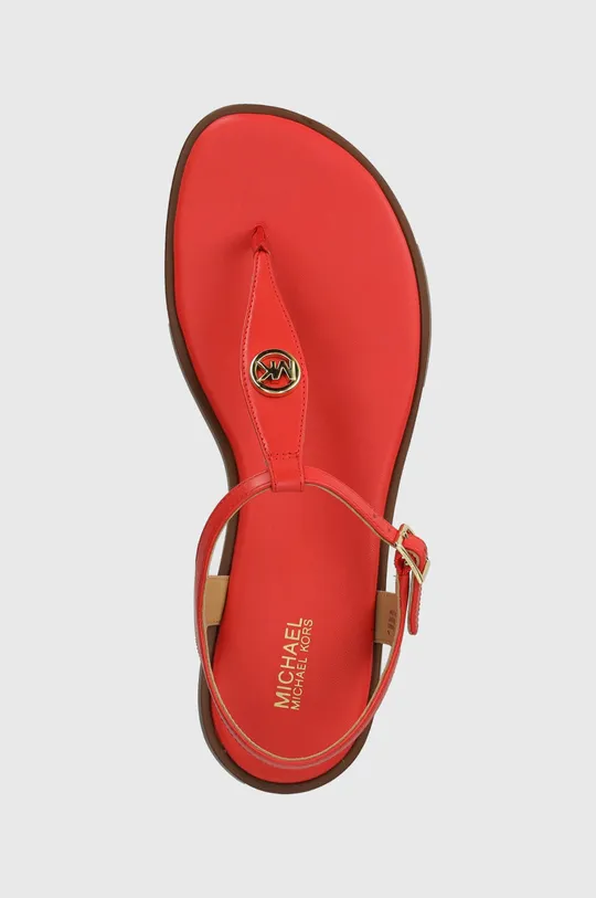 červená Kožené sandále MICHAEL Michael Kors Mallory