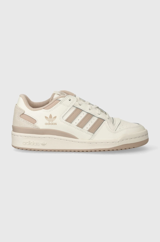 biały adidas Originals sneakersy skórzane Forum Low CL Damski