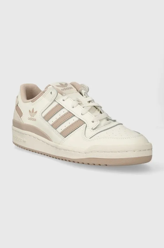adidas Originals leather sneakers Forum Low CL white
