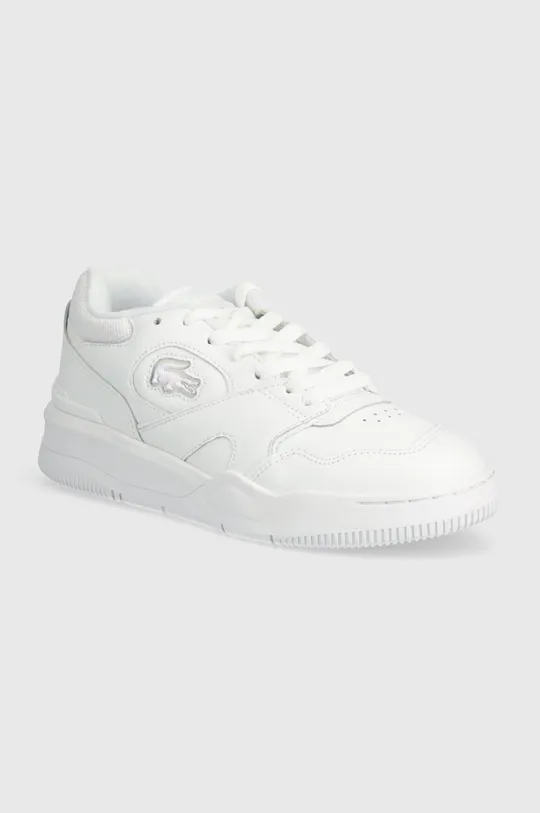 bianco Lacoste sneakers in pelle Lineshot Leather Tonal Donna