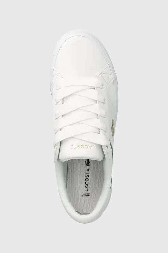 biały Lacoste sneakersy Ziane Platform Logo Leather