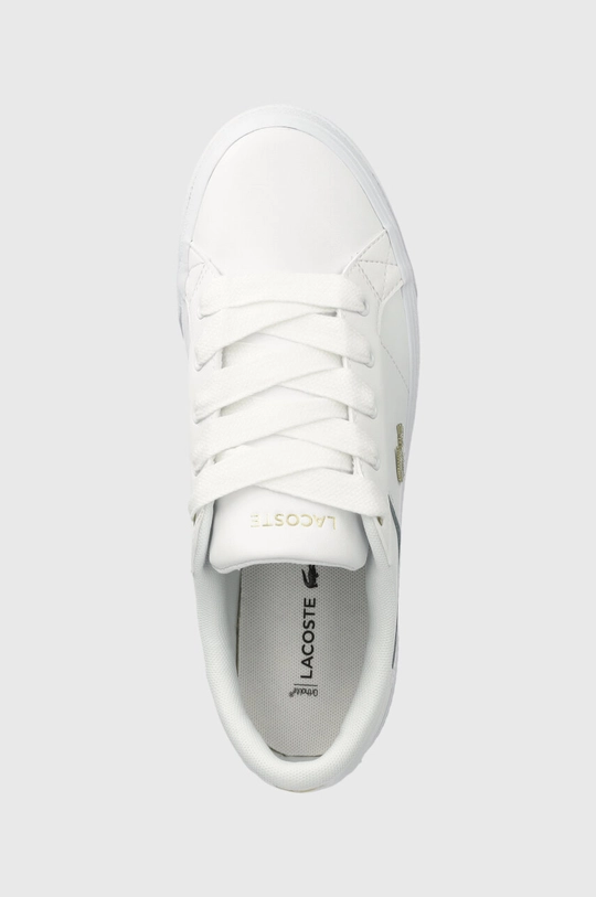 fehér Lacoste sportcipő Ziane Platform Logo Leather