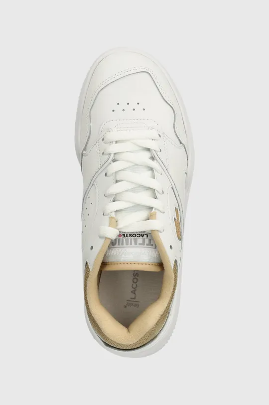 λευκό Δερμάτινα αθλητικά παπούτσια Lacoste Lineshot Contrasted Collar Leather