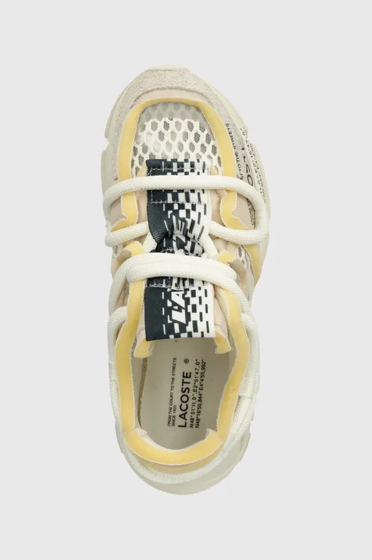 beige Lacoste sneakers L003 Active Runway Textile