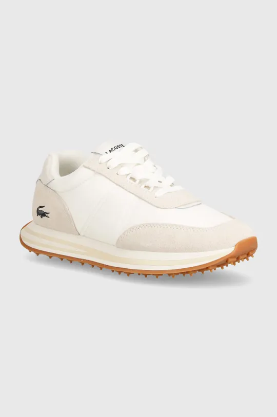 biały Lacoste sneakersy L-Spin Tonal Textile Damski