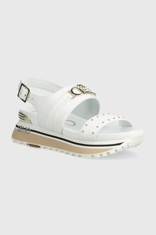 biały Liu Jo sandały LIU JO MAXI WONDER SANDAL 27 Damski