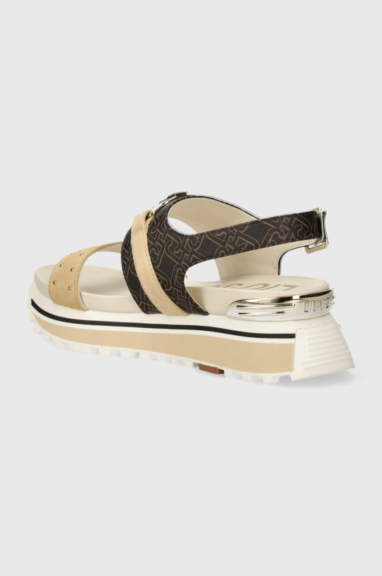 Liu Jo szandál LIU JO MAXI WONDER SANDAL 27 Szár: szintetikus anyag, természetes bőr Belseje: szintetikus anyag Bélés: szintetikus anyag