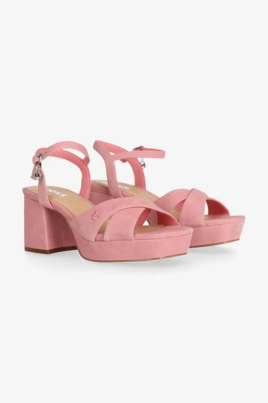 Semišové sandále Mexx Nalina ružová