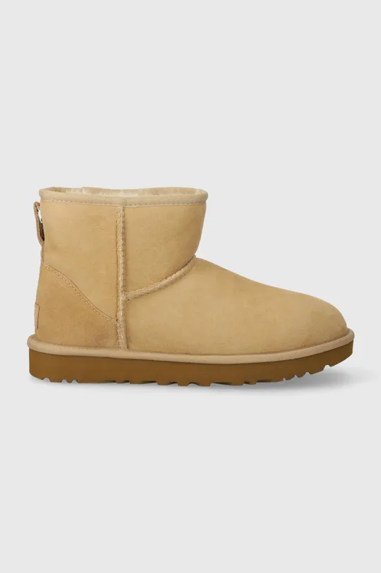 UGG suede snow boots Classic Mini II beige
