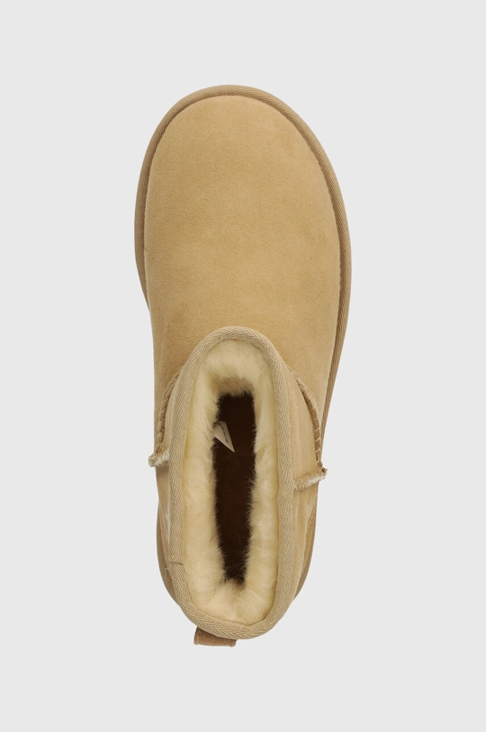 bež Snežke iz semiša UGG Classic Mini II