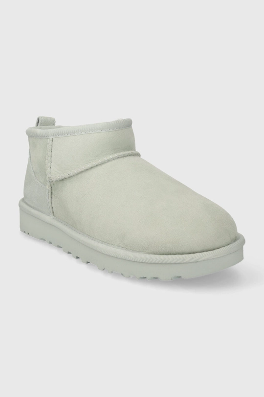 Semišové snehule UGG Classic Ultra Mini sivá