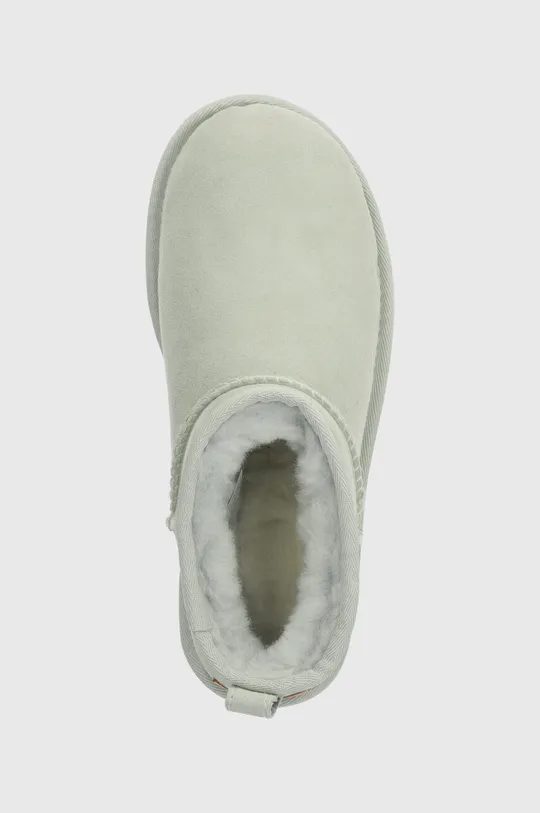 siva Čizme za snijeg od brušene kože UGG Classic Ultra Mini