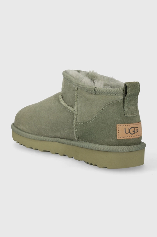 Μπότες χιονιού σουέτ UGG Classic Ultra Mini Πάνω μέρος: Δέρμα σαμουά Εσωτερικό: Υφαντικό υλικό, Μαλλί Σόλα: Συνθετικό ύφασμα