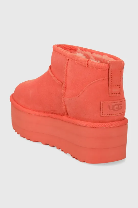 Snežke iz semiša UGG Classic Ultra Mini Platform Zunanjost: Semiš usnje Notranjost: Tekstilni material Podplat: Sintetični material