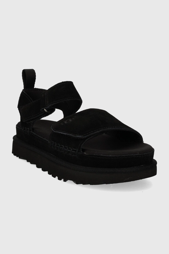 UGG suede sandals Goldenstar black