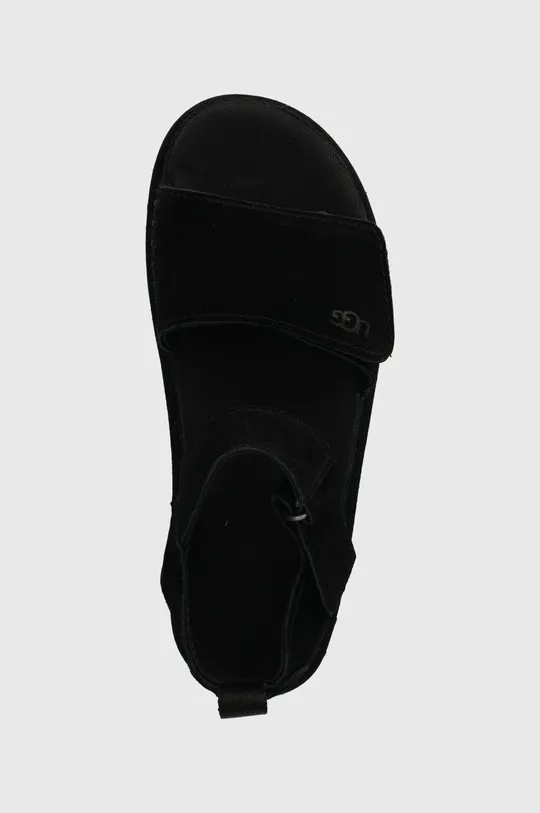 black UGG suede sandals Goldenstar
