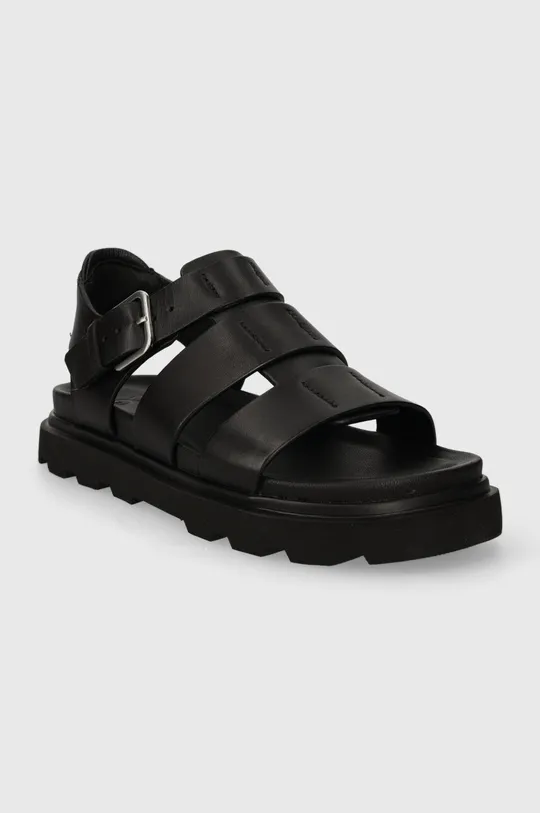 Kožené sandály UGG Capitelle Strap černá