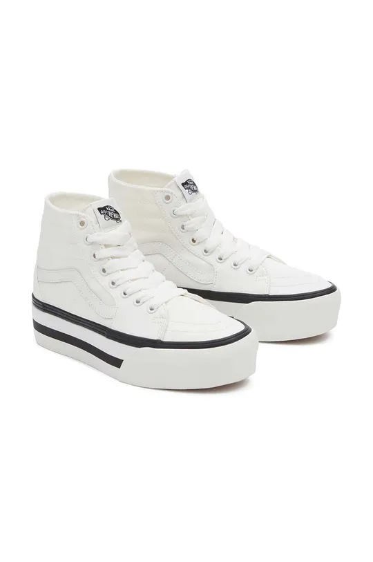 Πάνινα παπούτσια Vans SK8-Hi Tapered Stackform λευκό
