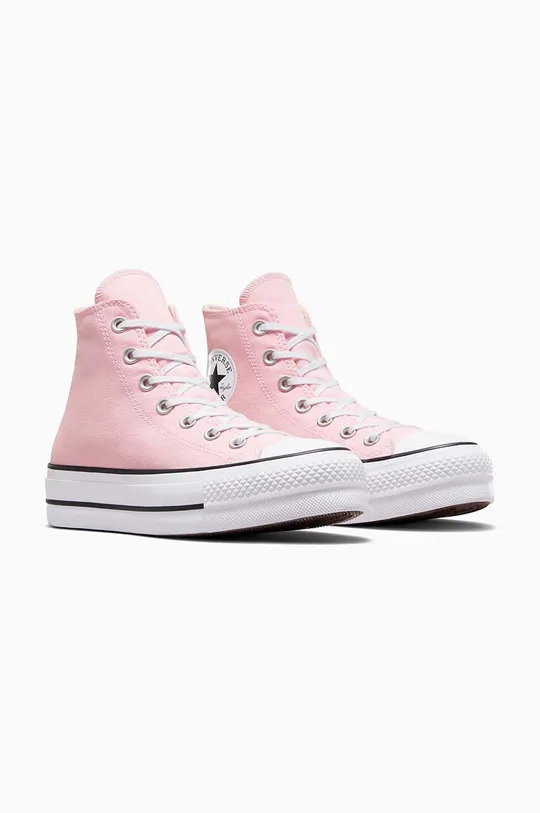 Πάνινα παπούτσια Converse Chuck Taylor All Star Lift ροζ