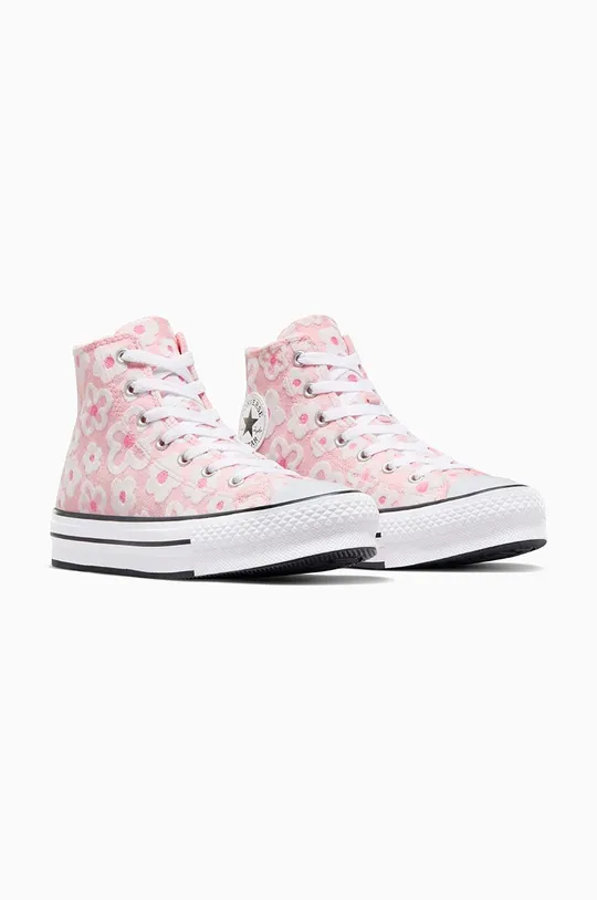 Πάνινα παπούτσια Converse Chuck Taylor All Star Eva Lift ροζ