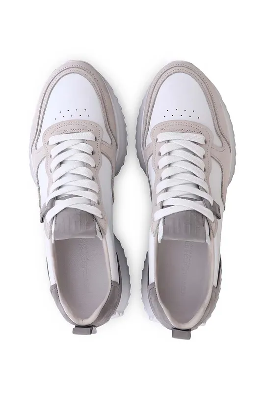 λευκό Δερμάτινα αθλητικά παπούτσια Kennel & Schmenger Pull