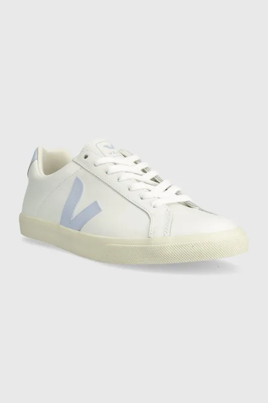 Kožené sneakers boty Veja Esplar Logo bílá