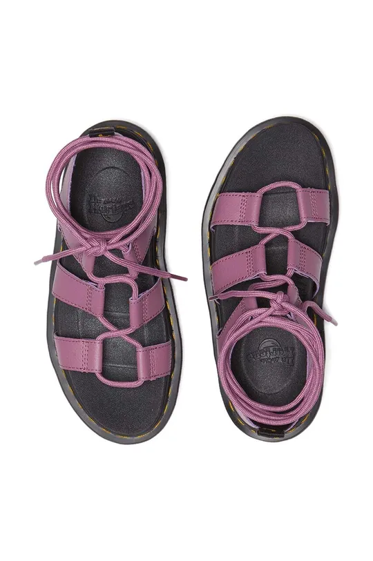 рожевий Шкіряні сандалі Dr. Martens Nartilla