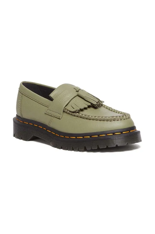 Dr. Martens leather loafers Adrian green