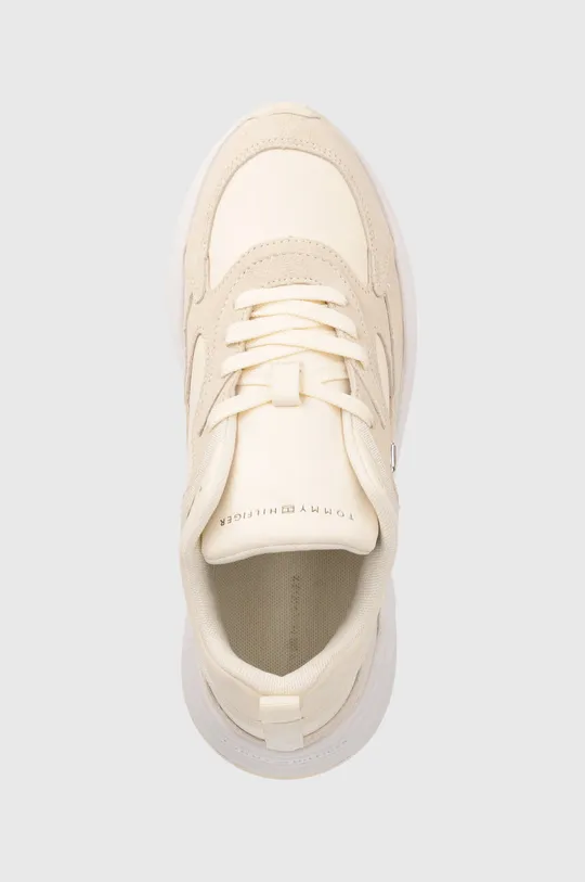 beige Tommy Hilfiger sneakers CHUNKY RUNNER STRIPES