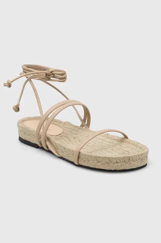 Kožené sandále Alohas Rayna béžová