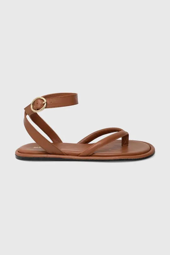 Kožené sandále Alohas Seneca hnedá