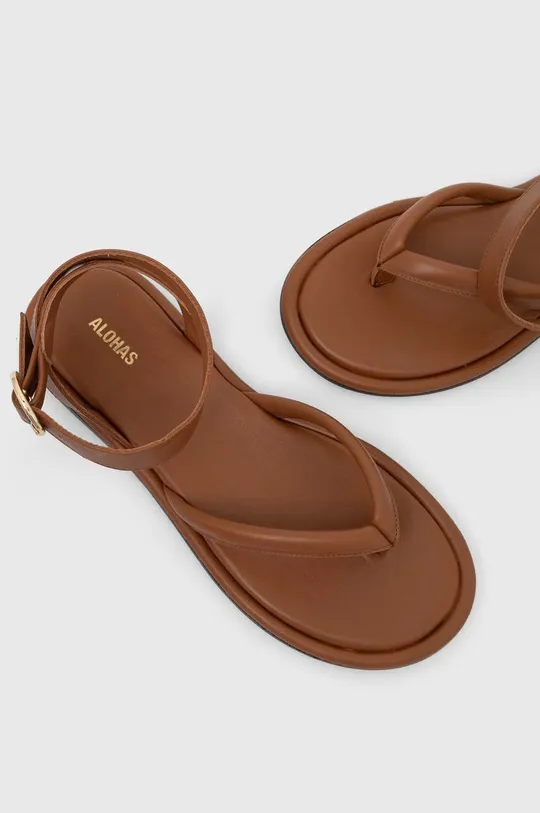 Kožené sandále Alohas Seneca Zvršok: Prírodná koža Vnútro: Prírodná koža Podrážka: Syntetická látka