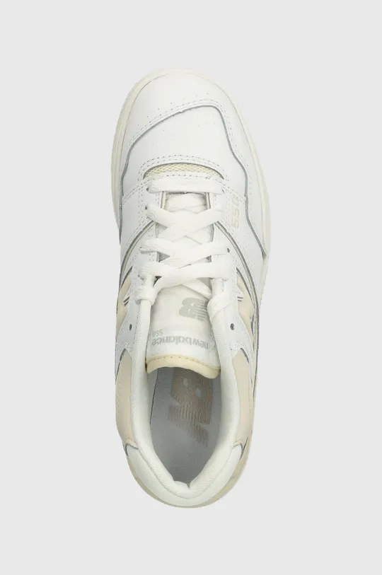 beige New Balance sneakers in pelle 550