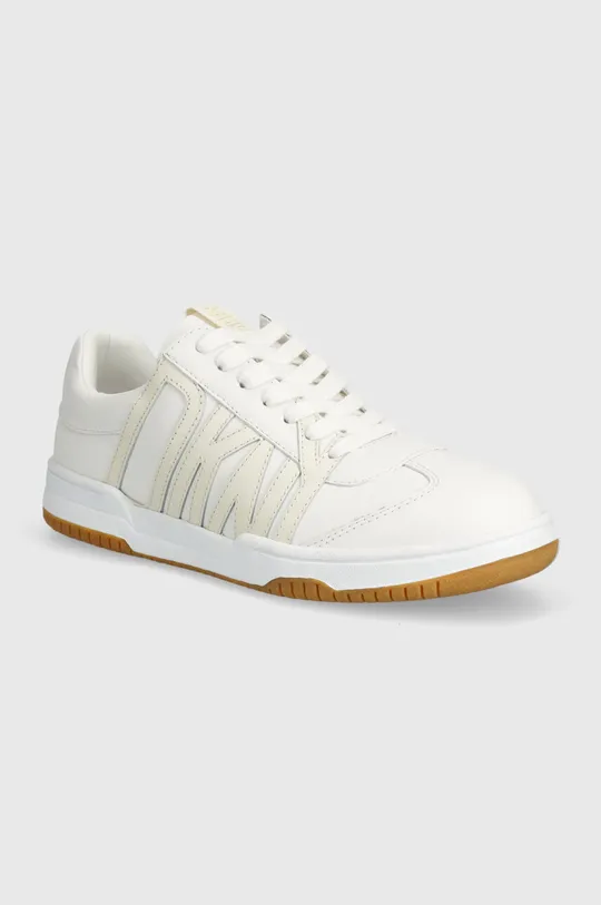 λευκό Δερμάτινα αθλητικά παπούτσια DKNY Betty Γυναικεία