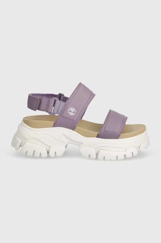 Kožené sandále Timberland Adley Way Sandal fialová