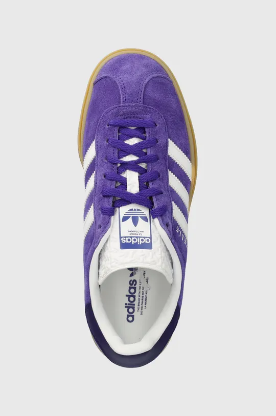 фіолетовий Замшеві кросівки adidas Originals Gazelle Bold W