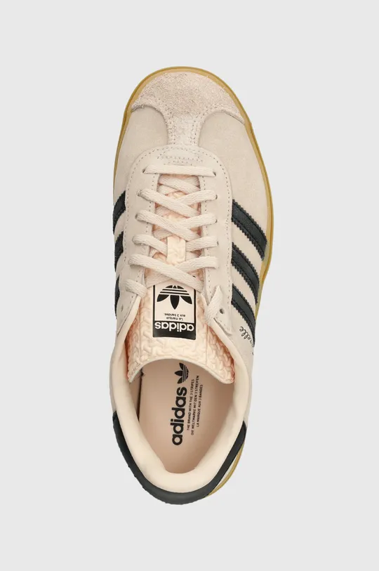 beige adidas Originals sneakers in camoscio Gazelle Bold W