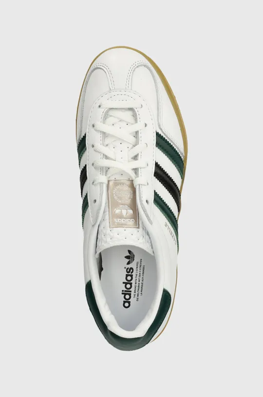 λευκό Δερμάτινα αθλητικά παπούτσια adidas Originals Gazelle Indoor W