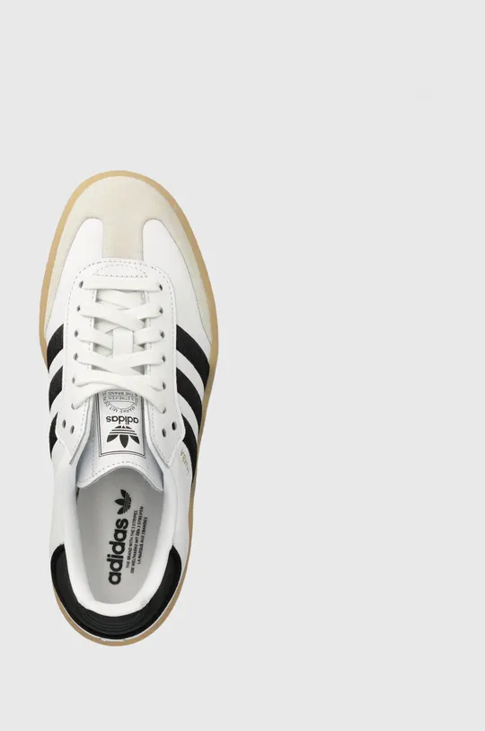 biały adidas Originals sneakersy skórzane Sambae W