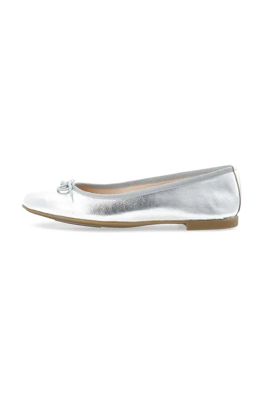 ezüst Bianco bőr balerina cipő BIAMADISON Női