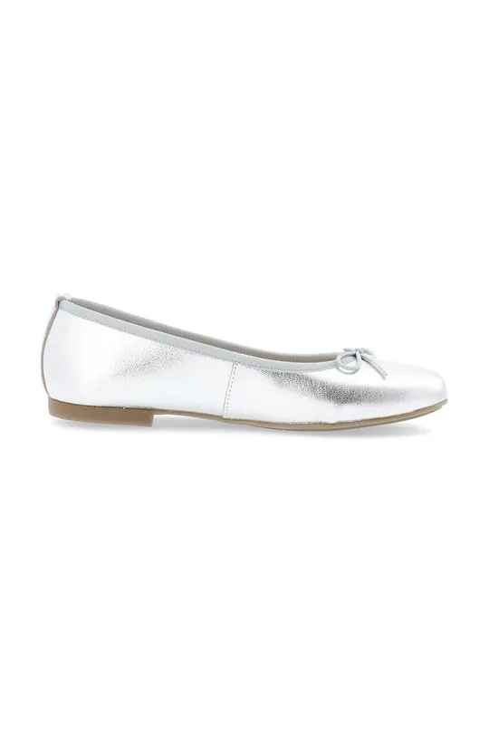 ezüst Bianco bőr balerina cipő BIAMADISON