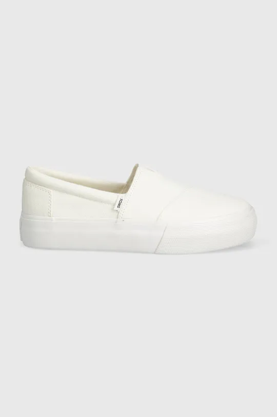 Πάνινα παπούτσια Toms Alp Fenix Platform Slip On λευκό